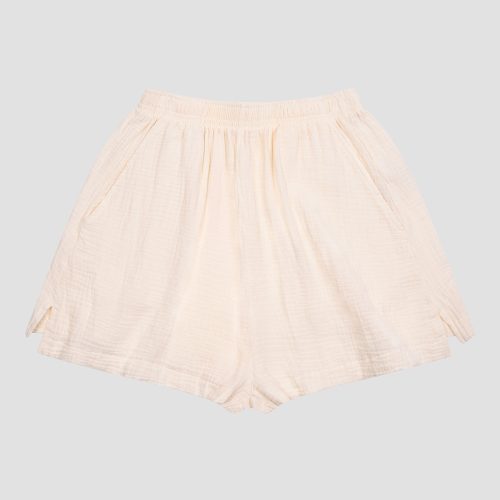 0000 PigletinBed CottonGauzePyjamasShorts Cream