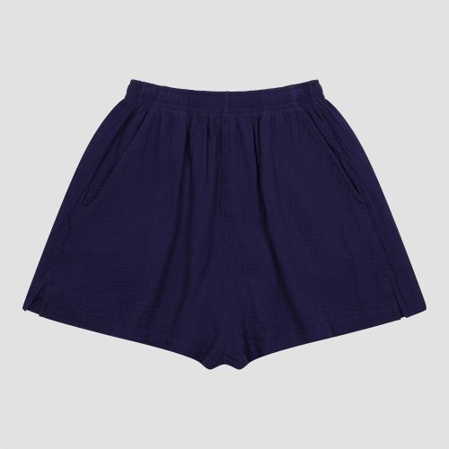 1200 0089 PigletinBed CottonGauzePyjamasShorts AstralBlue