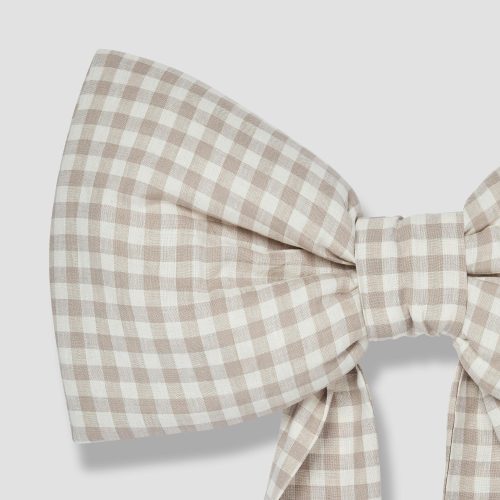 CHRISTMAS BOWS MUSHROOM GINGHAM 2