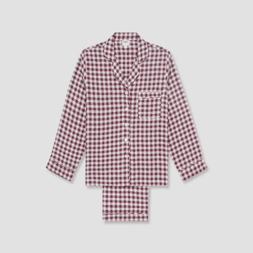 GINGHAM BERRY PYJAMA SET WOMENS 1