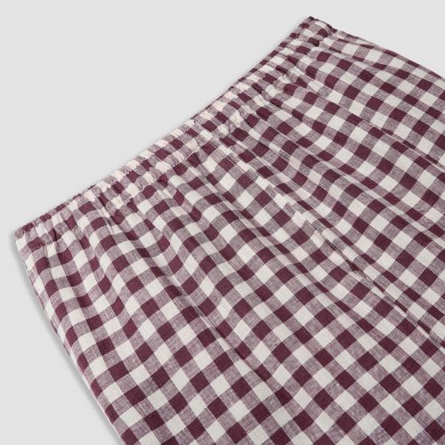 GINGHAM BERRY PYJAMA TROUSERS 2