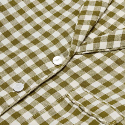 GINGHAM BOTANICAL PYJAMA SET WOMENS 3