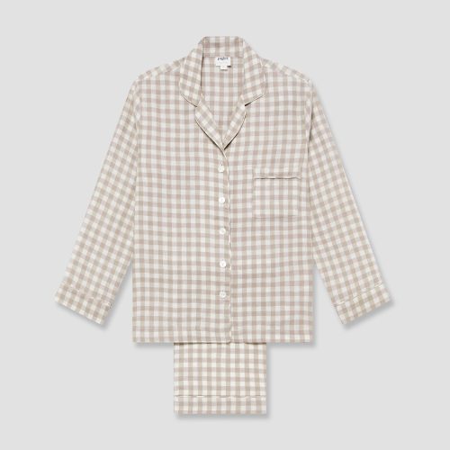 GINGHAM MUSHROOM PYJAMA TOP 10