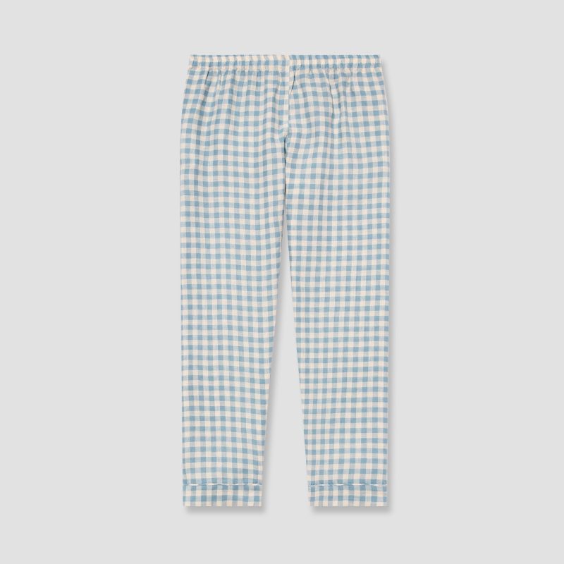 GINGHAM WARM BLUE PYJAMA TROUSERS 1 aa2e8dcc e527 4810 ad1f 8eaac818ac2e