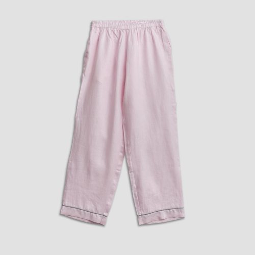 Linen Pajamas Blush Piglet In Bed 2a