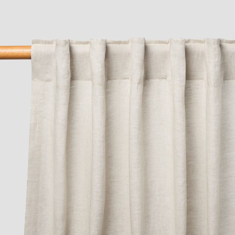 PLAIN OATMEAL CURTAIN 1