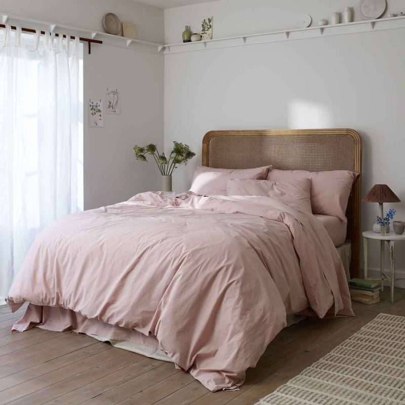 Piglet in Bed Washed Cotton Bedding French Rose Plain1300X1300 Web 1 2 d61a703b fb6f 44ea 98cd a184be11e154