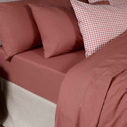 Piglet in Bed Washed Cotton Bedding Red Dune Plain1300X1300 Web 3 1 Copy