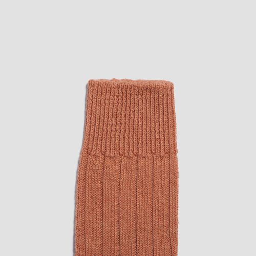 PigletinBed AlpacaBedSocks BurntOrange 2 GreyBG