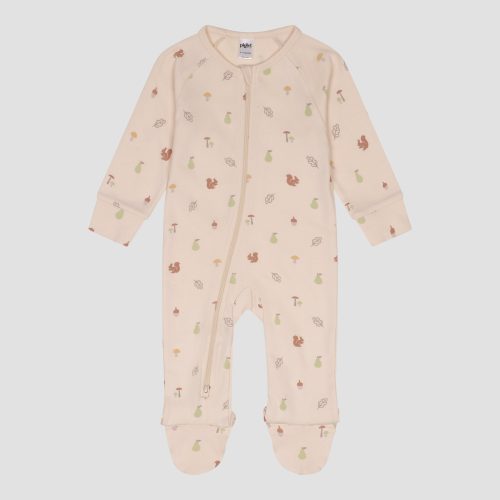 PigletinBed BabySleepsuit Chalk