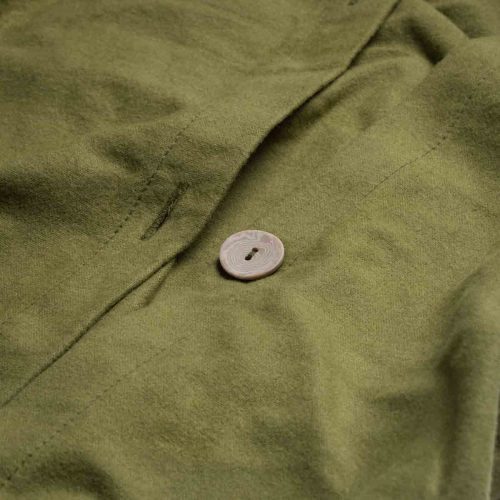 PigletinBed BrushedCottonBedding DuvetCover Olive 2