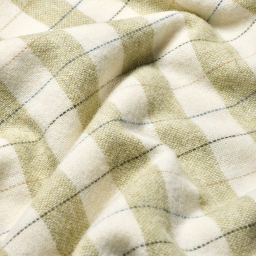 PigletinBed CheckedStripeWoolBlanket Apple 3