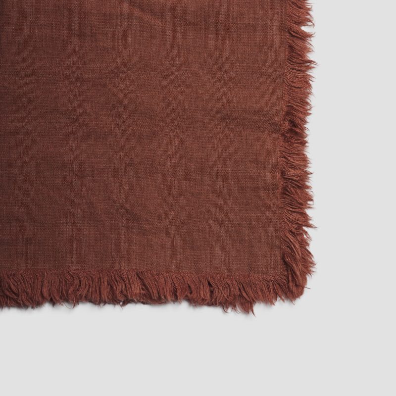 PigletinBed CrinkleLinenThrow BarleyBrown 3 GreyBG