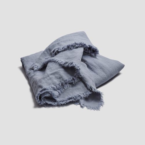 PigletinBed CrinkleLinenThrow BlueWillow 2 GreyBG