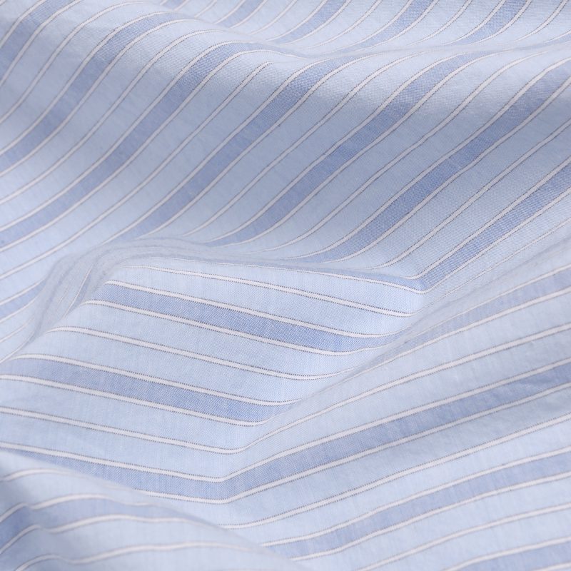 PigletinBed FavouriteShirtStripeCottonBedding Blue White Detail 1