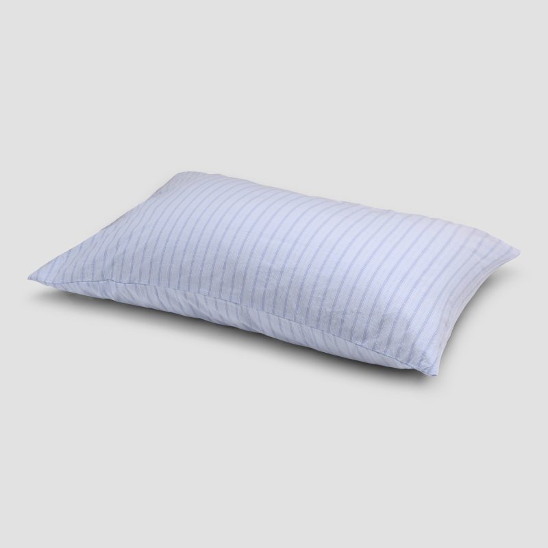 PigletinBed FavouriteShirtStripeCottonBedding Blue White Pillow