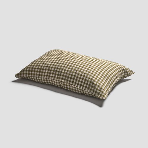 PigletinBed GinghamBeddingPillowCase BotanicGreen 1 greyBG 3d584885 29d9 4663 9598 42cd3bcec44a