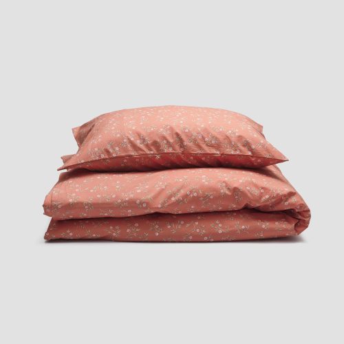 PigletinBed KidsSpringSprigCottonBedding CotSet Apricot 2 GreyBG