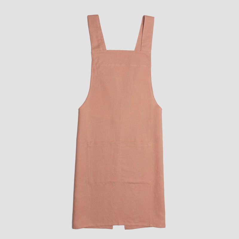 PigletinBed Kitchen LinenApron WarmClay 1 GreyBG