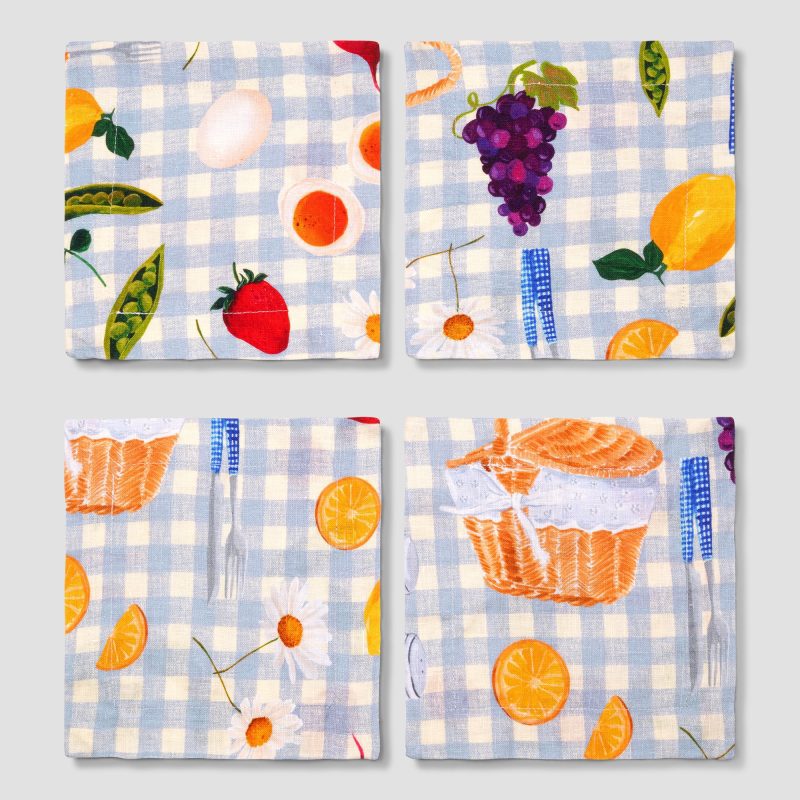 PigletinBed Linen Coaster PicnicAlfresco