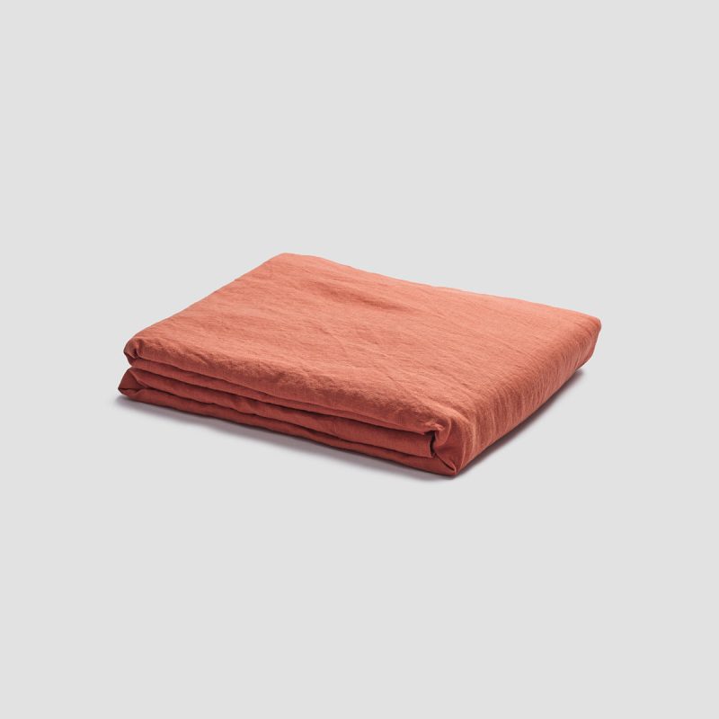 PigletinBed LinenBedding FlatSheet BurntOrange 1 9daaaa1d 31b0 4780 a0ce 710329eb66fd