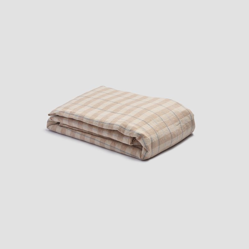 PigletinBed LinenDuvetCover CafeauLaitCheckStripe 1 greyBG 63712708 a307 4012 bf04 621a9c3722d1