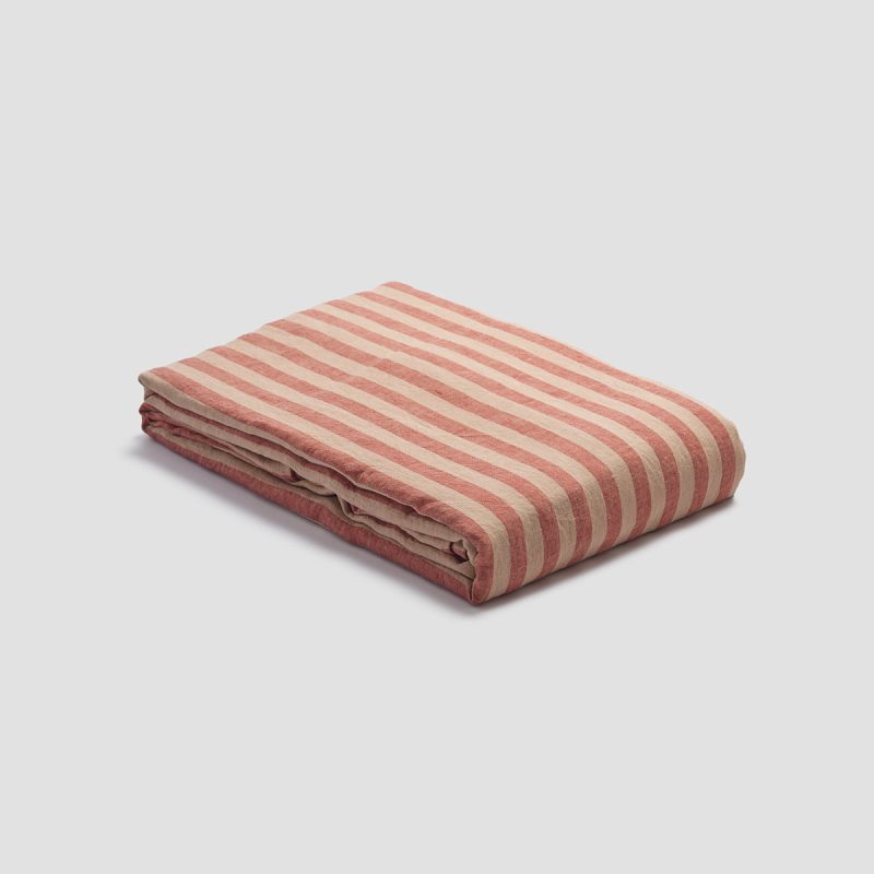 PigletinBed LinenDuvetCover SandstoneRedPembrokeStripe 1 0107785f d53b 4e55 9351 374f24f0d013