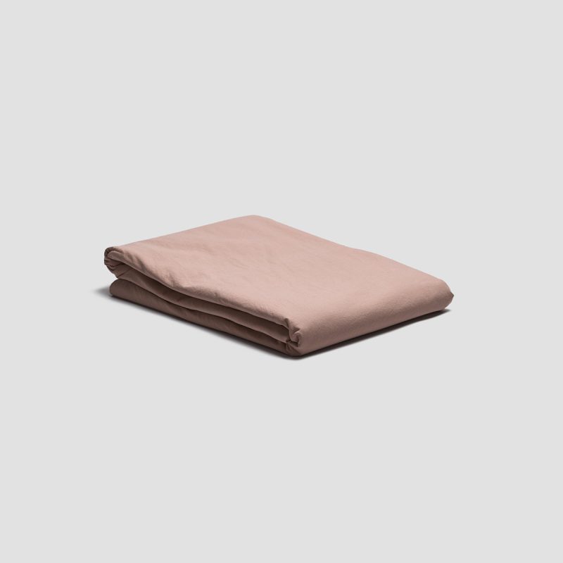 PigletinBed LinenFlatSheet FrenchRose 1 GreyBG 1