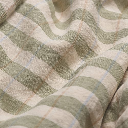 PigletinBed LinenFlatSheet PearCheckStripe 2 greyBG 08ab2ef4 b9dd 4adc 9be8 a9f32bf83e00