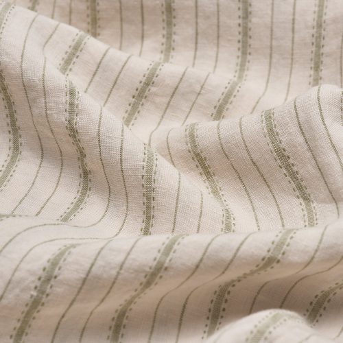 PigletinBed LinenFlatSheet PearTickingStripe 2 greyBG 772aa910 7fbe 45c5 8c9c fa285c0f0b58