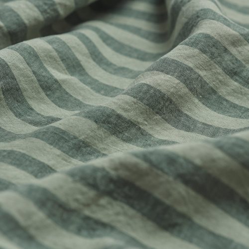 PigletinBed LinenFlatSheet PineGreenPembrokeStripe 2 4be60a0c da07 4d2f 8847 418f22c2b361