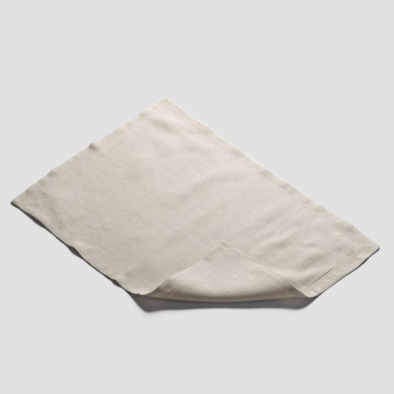 PigletinBed LinenPlacemat Oatmeal 2 greyBG