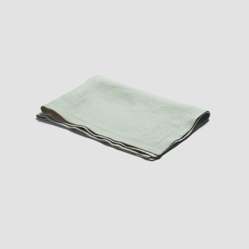 PigletinBed LinenPlacemat SageGreen 1 greyBG