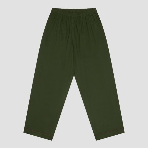 PigletinBed Men sLinenTencelPJ FernGreen Trousers