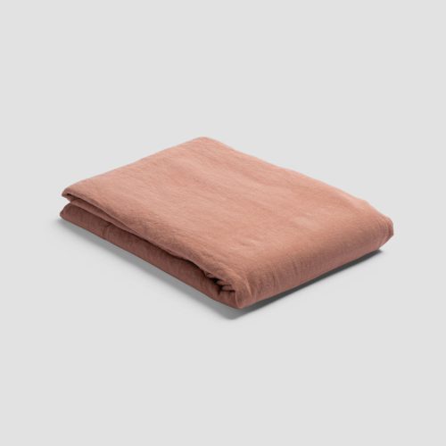 PigletinBed WaffleLinenCottonBedding FlatSheet Toffee 1 GreyBG 27e13975 50bc 495a 9e84 a88b7e1144a1