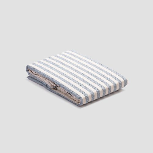 PigletinBed WashedCottonDuvetCover WarmBlueSeersuckerStripe 1 greyBG 01119dca a30f 4451 89bc ec95fb106315