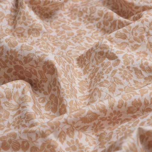 PigletinBed WashedCottonFlatSheet ButterscotchMeadowFloral 3 6ab4ae58 48da 4aa7 8998 541ef207f5b7