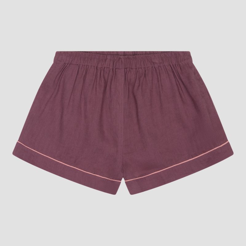 PigletinBed Women sLinenTencelPJ FreshFig Shorts