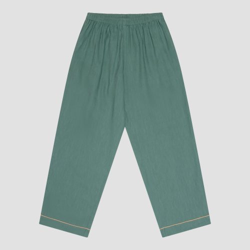 PigletinBed Women sLinenTencelPJ TranquilGreen Trousers