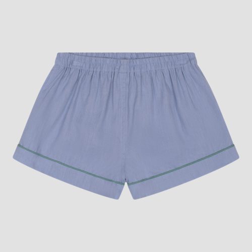 PigletinBed Women sLinenTencelPJ WaveBlue Shorts